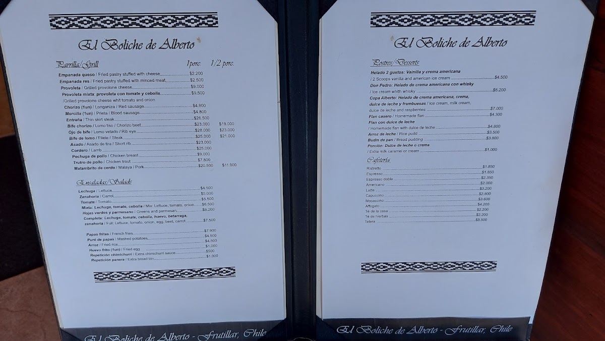 Menu El Boliche De Alberto-2